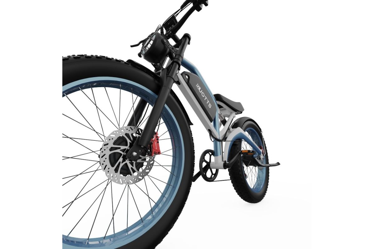 Vélo Electrique DUOTTS N26 2024 Blanc 26 pouces 55km/h 48V 20Ah Double Moteur 750W