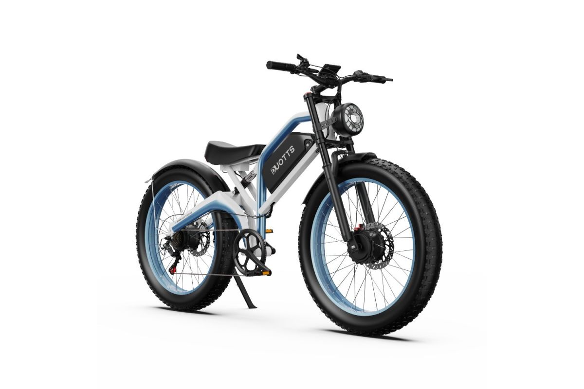 Vélo Electrique DUOTTS N26 2024 Blanc 26 pouces 55km/h 48V 20Ah Double Moteur 750W