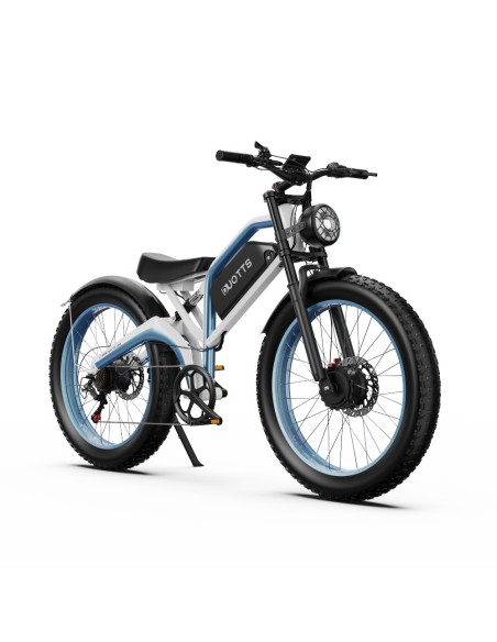 Vélo Electrique DUOTTS N26 2024 Blanc 26 pouces 55km/h 48V 20Ah Double Moteur 750W