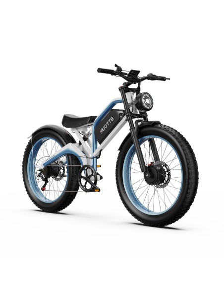 Vélo Electrique DUOTTS N26 2024 Blanc 26 pouces 55km/h 48V 20Ah Double Moteur 750W