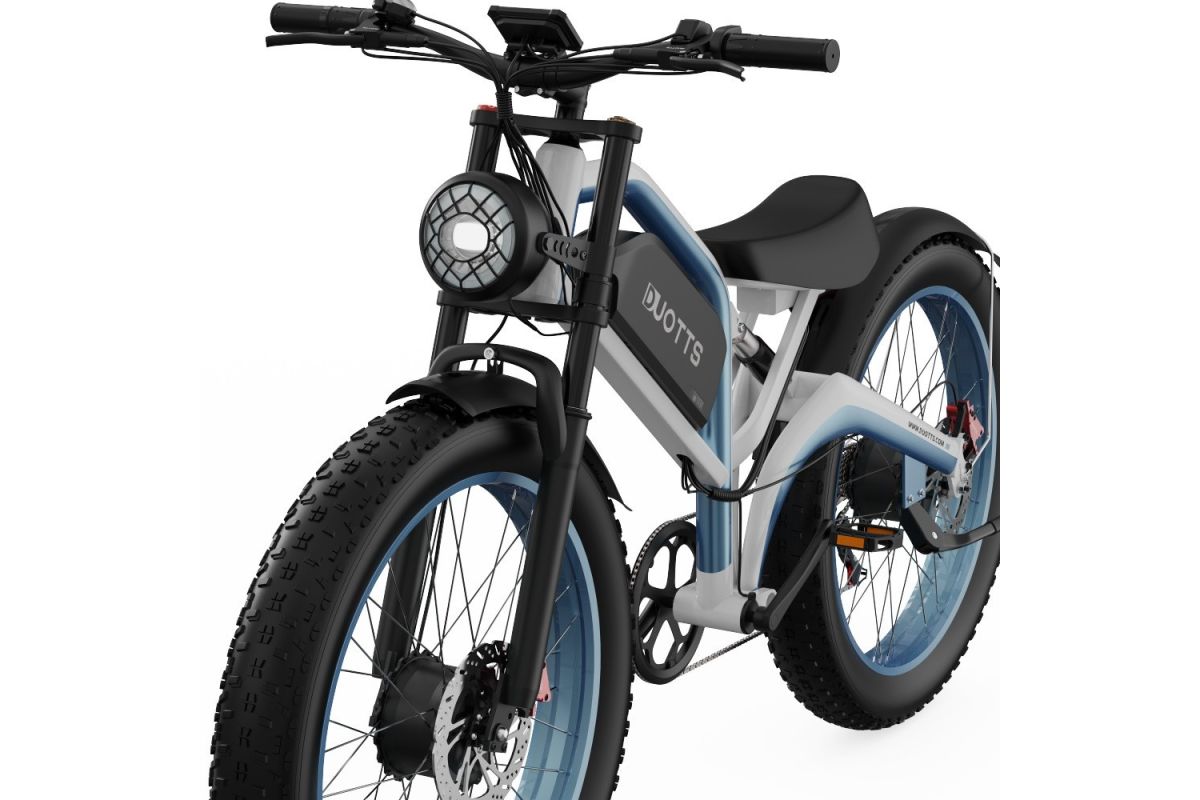 Vélo Electrique DUOTTS N26 2024 Blanc 26 pouces 55km/h 48V 20Ah Double Moteur 750W