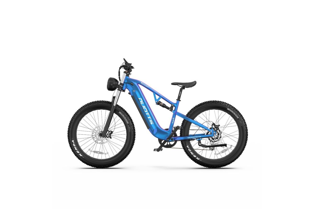 Vélo Electrique DUOTTS E26 Bleu-Violet 26 pouces 55km/h 48V 20Ah 750W Double Moteur