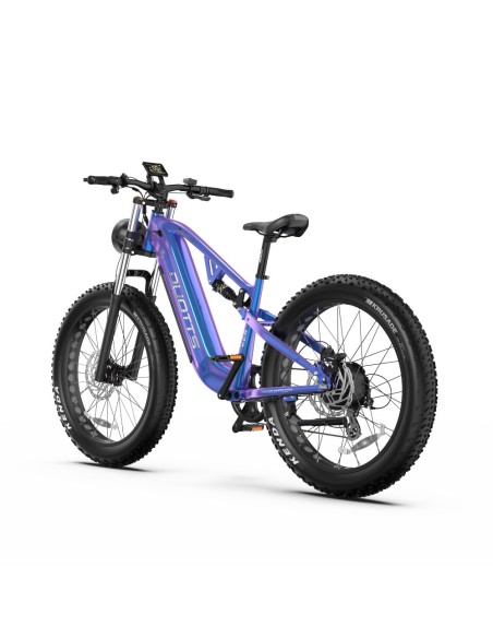 Vélo Electrique DUOTTS E26 Bleu-Violet 26 pouces 55km/h 48V 20Ah 750W Double Moteur