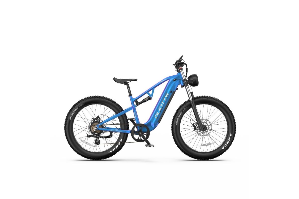 Vélo Electrique DUOTTS E26 Bleu-Violet 26 pouces 55km/h 48V 20Ah 750W Double Moteur
