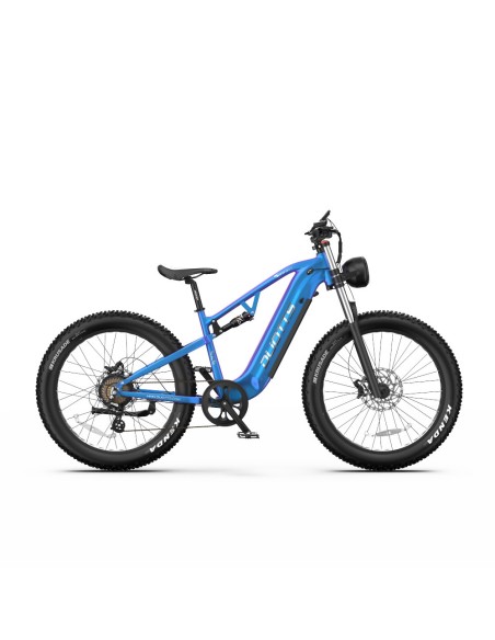 Vélo Electrique DUOTTS E26 Bleu-Violet 26 pouces 55km/h 48V 20Ah 750W Double Moteur