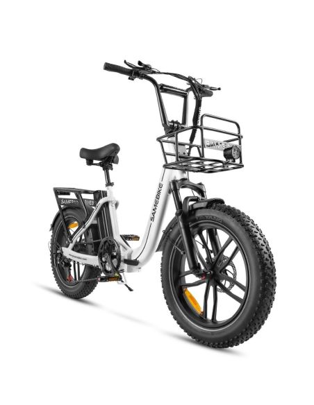 Vélo Électrique SAMEBIKE C05 PRO 500W/13Ah Blanc - Reconditionné