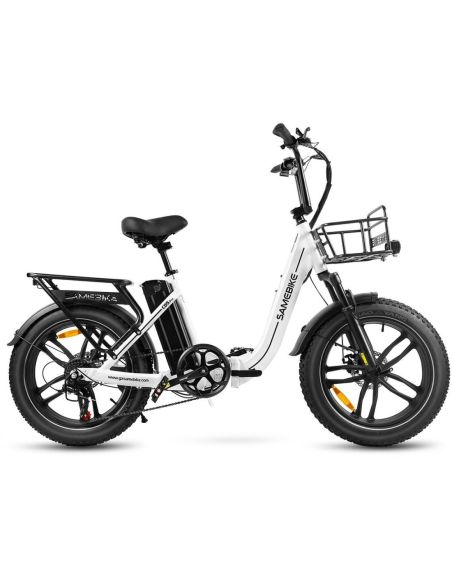 Vélo Électrique SAMEBIKE C05 PRO 500W/13Ah Blanc - Reconditionné