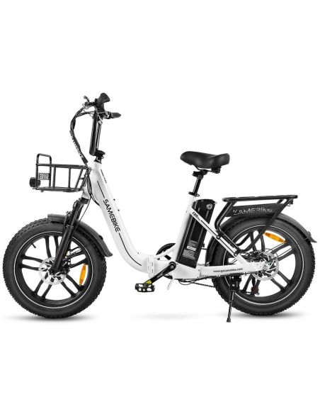 Vélo Électrique SAMEBIKE C05 PRO 500W/13Ah Blanc - Reconditionné