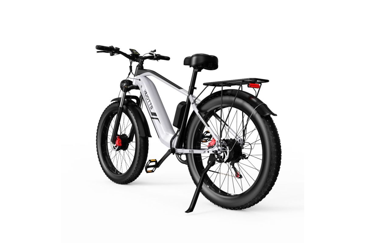 Vélo Electrique DUOTTS F26 Argent 26 pouces 50km/h 48V 20Ah 750W Double Moteur - Reconditionné
