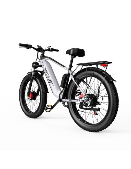 Vélo Electrique DUOTTS F26 Argent 26 pouces 50km/h 48V 20Ah 750W Double Moteur - Reconditionné