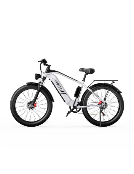 Vélo Electrique DUOTTS F26 Argent 26 pouces 50km/h 48V 20Ah 750W Double Moteur - Reconditionné