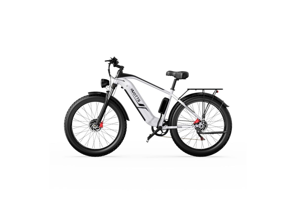 Vélo Electrique DUOTTS F26 Argent 26 pouces 50km/h 48V 20Ah 750W Double Moteur - Reconditionné