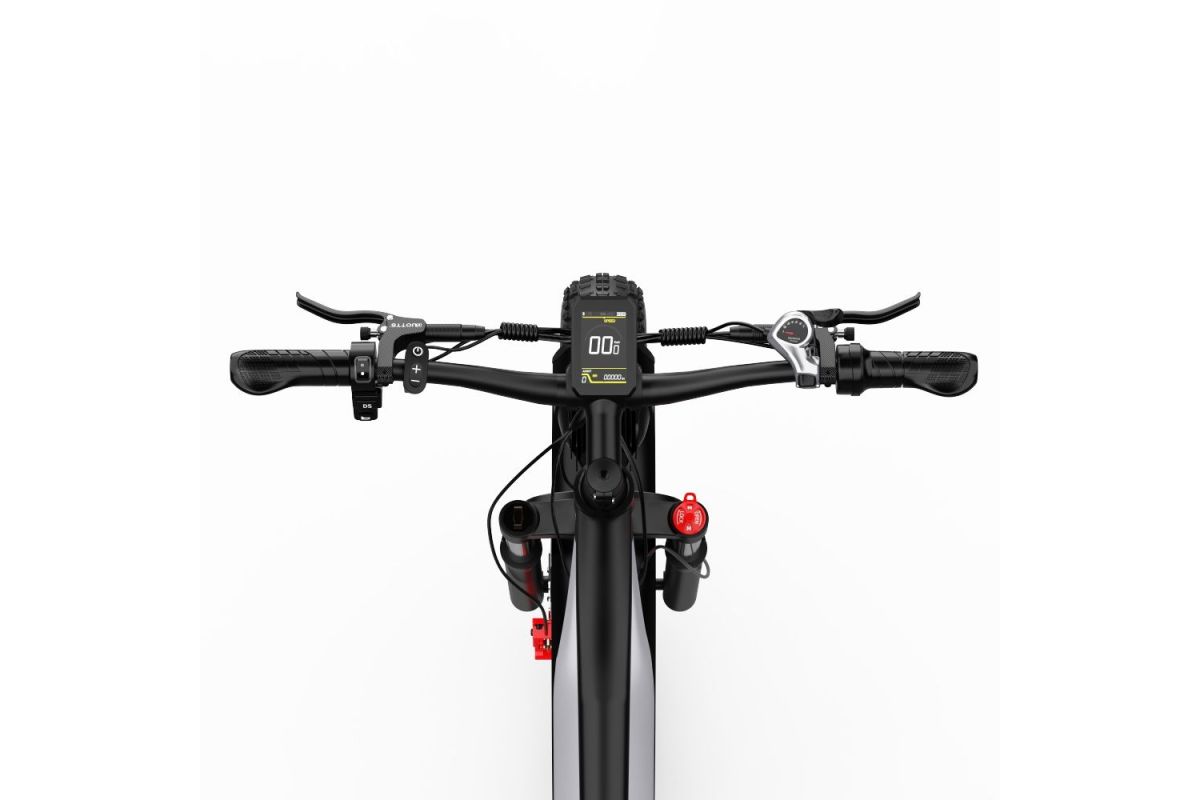 Vélo Electrique DUOTTS F26 Argent 26 pouces 50km/h 48V 20Ah 750W Double Moteur - Reconditionné