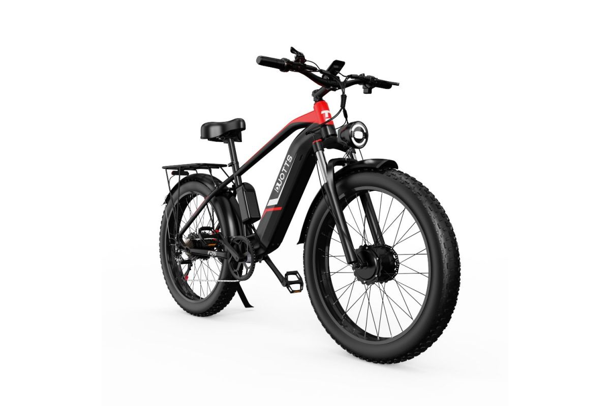 Vélo Electrique DUOTTS F26 Noir 26 pouces 50km/h 48V 20Ah 750W Double Moteur - Reconditionné