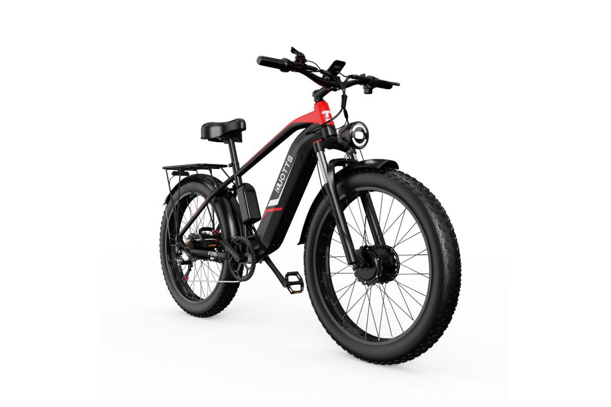 Vélo Electrique DUOTTS F26 Noir 26 pouces 50km/h 48V 20Ah 750W Double Moteur - Reconditionné