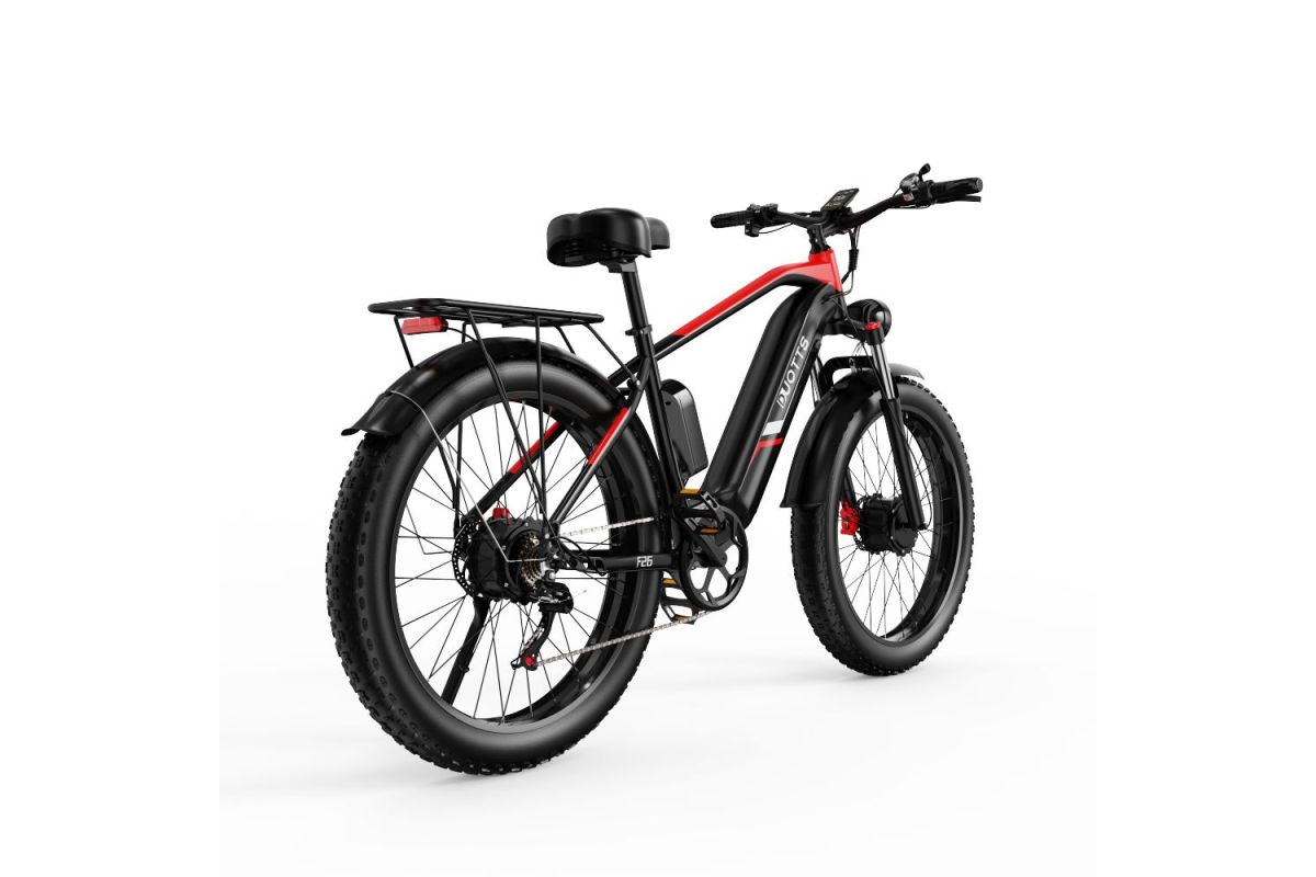 Vélo Electrique DUOTTS F26 Noir 26 pouces 50km/h 48V 20Ah 750W Double Moteur - Reconditionné