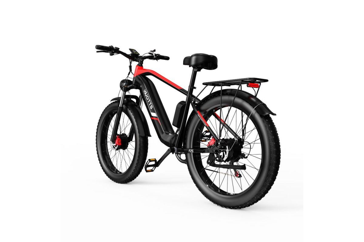 Vélo Electrique DUOTTS F26 Noir 26 pouces 50km/h 48V 20Ah 750W Double Moteur - Reconditionné