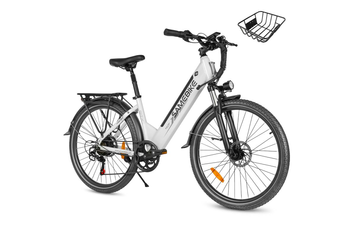 Vélo Électrique Samebike RS-A01 Pro-T Blanc 500W 36V 15Ah