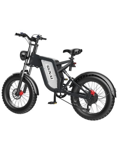 Vélo électrique GUNAI MX25 20 pouces 48V 25Ah 1000W 50Km/h charge 200KG