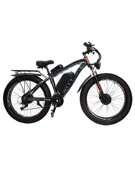 GUNAI GN88 VF09 Vélo Électrique 26 pouces 2*1000W Moteurs 48V 22Ah 55km/h Vitesse