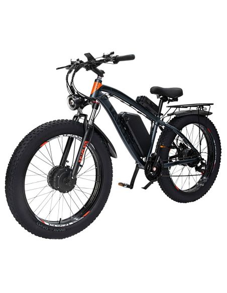 GUNAI GN88 VF09 Vélo Électrique 26 pouces 2*1000W Moteurs 48V 22Ah 55km/h Vitesse