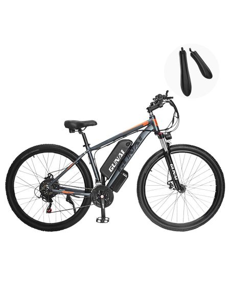 GUNAI GN29 Vélo électrique 29 pouces Pneu 750W Moteur 48V 15Ah 50km/h Vitesse