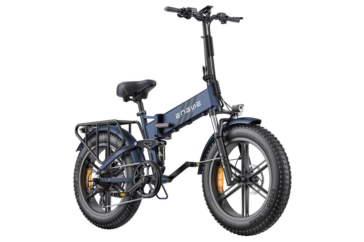 Vélo Électrique Pliant ENGWE ENGINE Pro 2.0 Moteur 75 NM 52V 16Ah Bleu