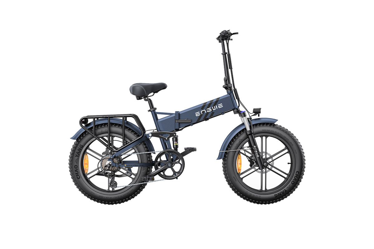 Vélo Électrique Pliant ENGWE ENGINE Pro 2.0 Moteur 75 NM 52V 16Ah Bleu