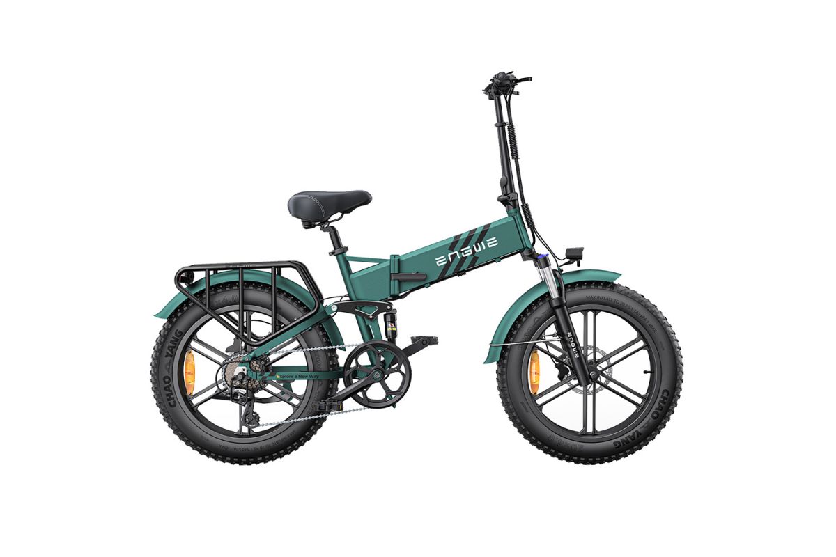 Vélo Électrique Pliant ENGWE ENGINE Pro 2.0 Moteur 75 NM 52V 16Ah Vert