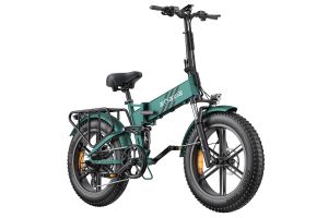 Vélo Électrique Pliant ENGWE ENGINE Pro 2.0 Moteur 75 NM 52V 16Ah Vert 2