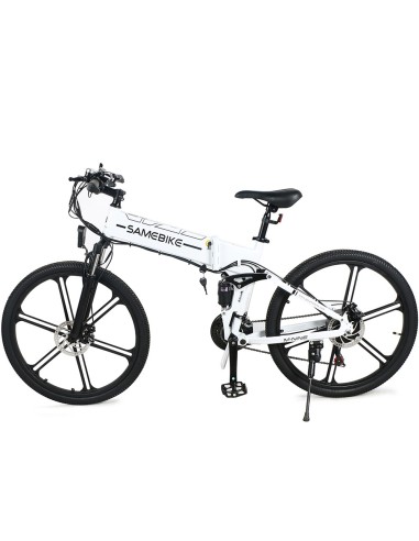 Vélo Électrique Pliant Samebike LO26 II 500W 35km/h Blanc