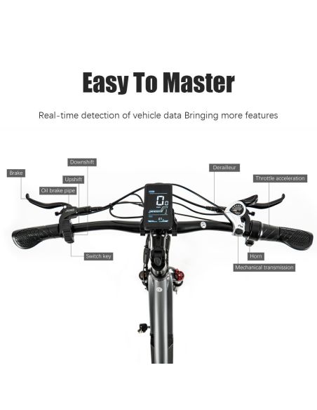 vélo électrique 29 pouces CMACEWHEEL TP26 Mini 48V 17Ah 45 km/h 750W