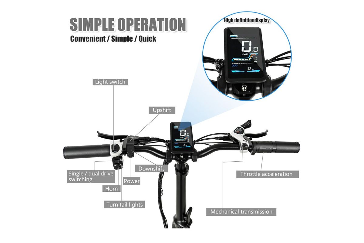 Vélo pliant électrique CMACEWHEEL RX20