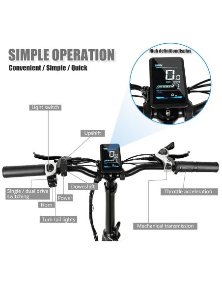 Vélo pliant électrique CMACEWHEEL RX20