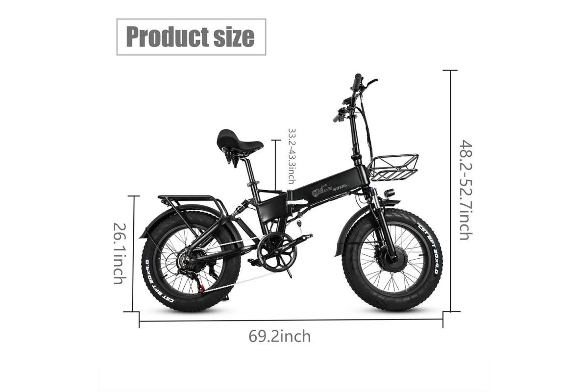 Vélo électrique CMACEWHEEL RX20 MAX 20 pouces 48V 17Ah 45km/h 750W double moteur