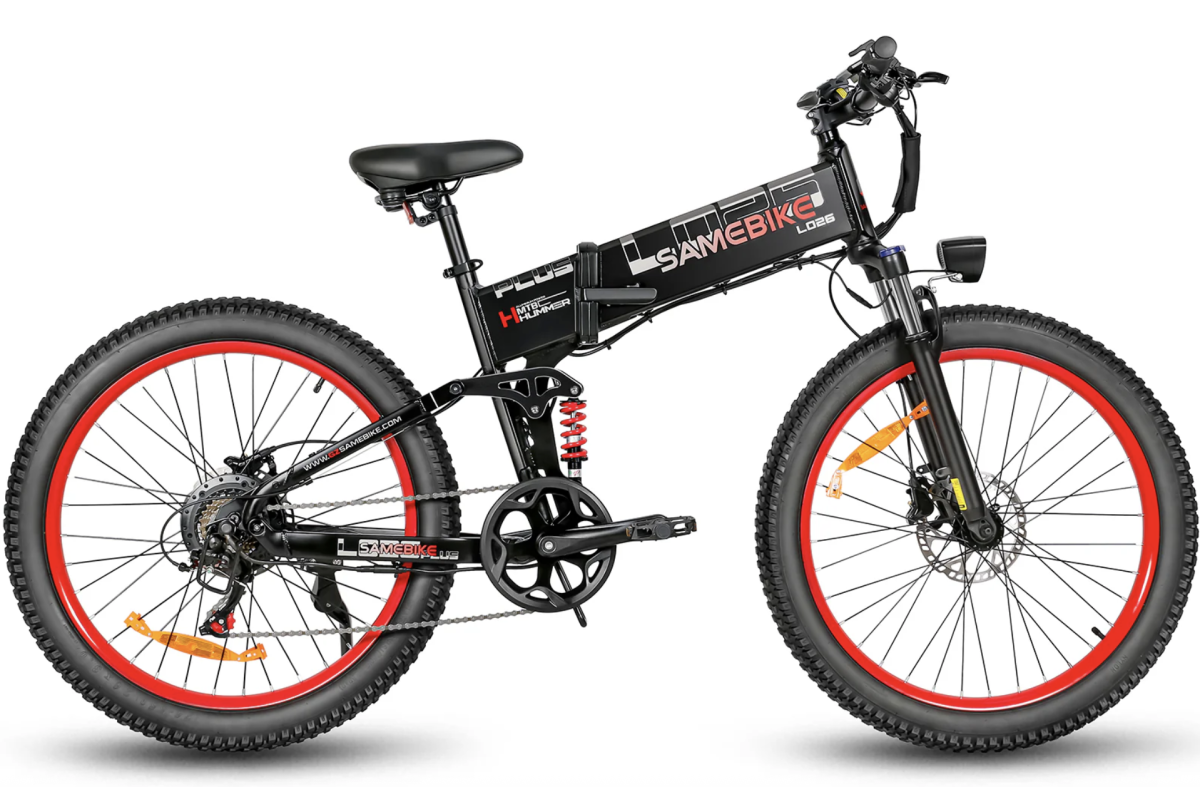 VTT Électrique Pliable SAMEBIKE LO26 PLUS FT Noir 900W