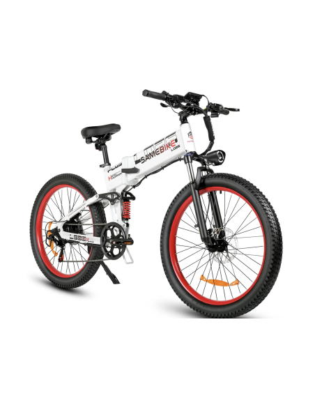 VTT Électrique Pliable SAMEBIKE LO26 PLUS FT Blanc 900W VTT Électrique Pliable SAMEBIKE LO26 PLUS FT Blanc 900W