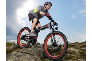 VTT Électrique Pliable SAMEBIKE LO26 PLUS FT Blanc 900W 2