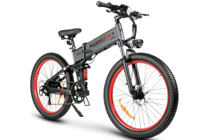 VTT Électrique Pliable SAMEBIKE LO26 PLUS FT Gris 900W 2