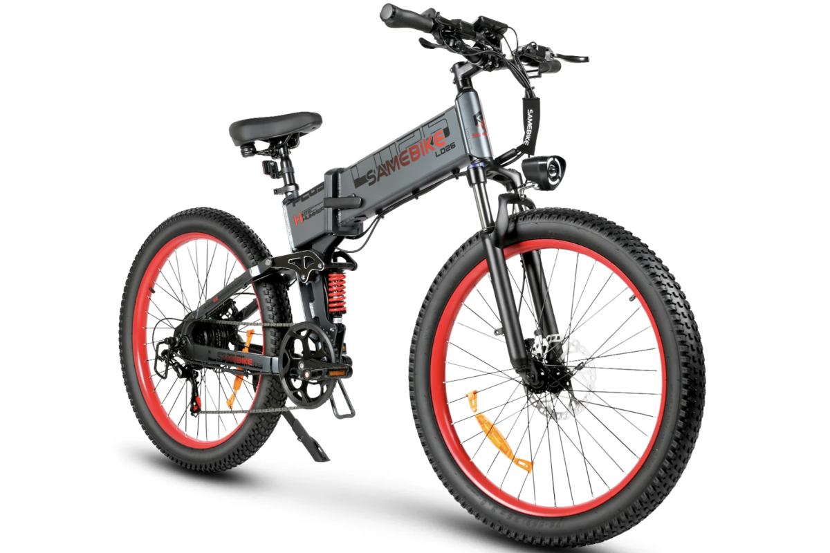 VTT Électrique Pliable SAMEBIKE LO26 PLUS FT Gris 900W