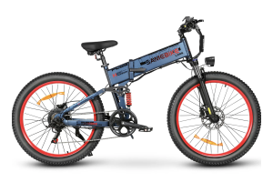 Vélo électrique pliable SAMEBIKE LO26 PLUS FT Bleu 900W