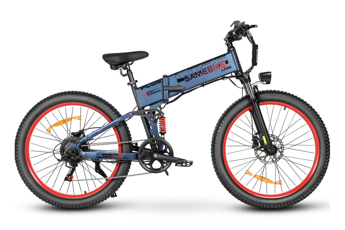 Vélo électrique pliable SAMEBIKE LO26 PLUS FT Bleu 900W