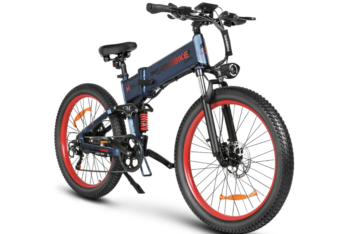 Vélo électrique pliable SAMEBIKE LO26 PLUS FT Bleu 900W