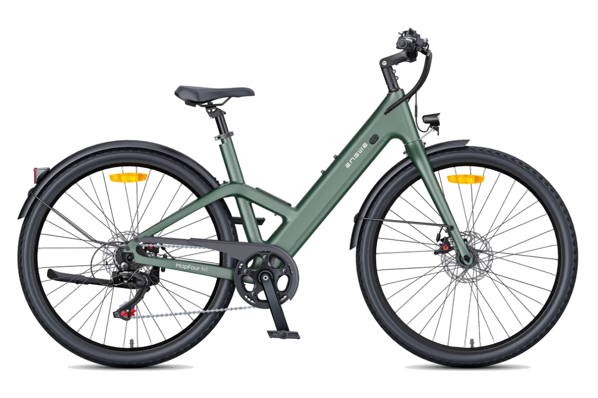 Vélo Électrique ENGWE MAPFOUR N1 AIR ST - Vert - 250W - 100 KM - 16KG