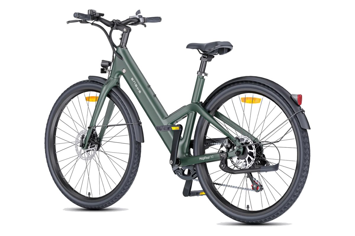 Vélo Électrique ENGWE MAPFOUR N1 AIR ST - Vert - 250W - 100 KM - 16KG