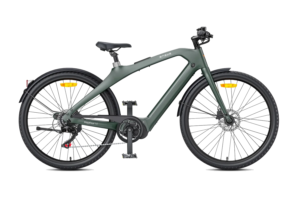 Vélo Électrique ENGWE MAPFOUR N1 Pro - Vert - 250W - 100 KM - 19KG
