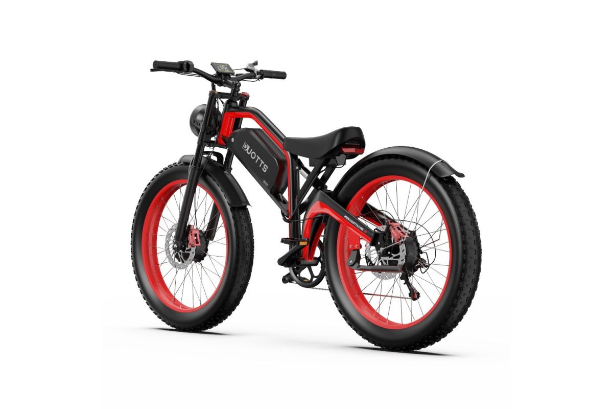 Vélo Electrique DUOTTS N26 2024 Rouge 26 pouces 55km/h 48V 20Ah Double Moteur 750W - Reconditionné