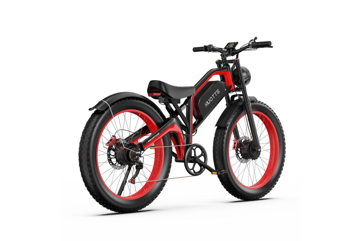 Vélo Electrique DUOTTS N26 2024 Rouge 26 pouces 55km/h 48V 20Ah Double Moteur 750W - Reconditionné