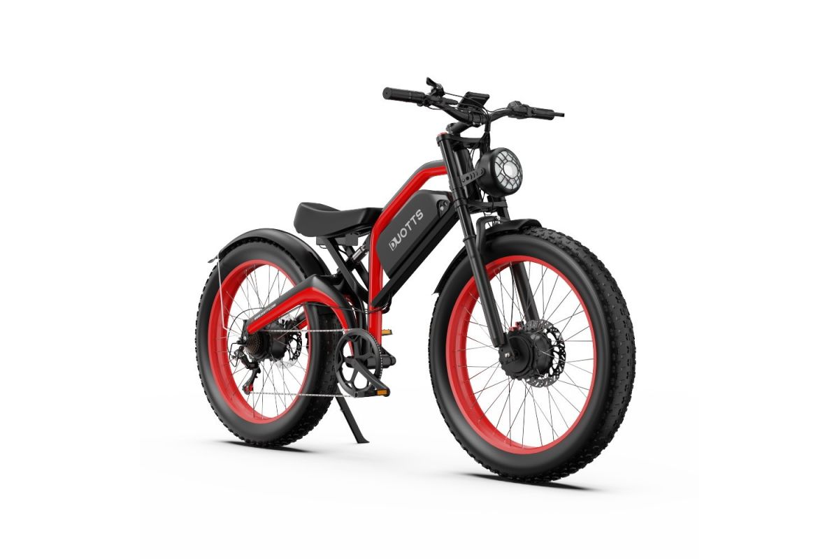 Vélo Electrique DUOTTS N26 2024 Rouge 26 pouces 55km/h 48V 20Ah Double Moteur 750W - Reconditionné