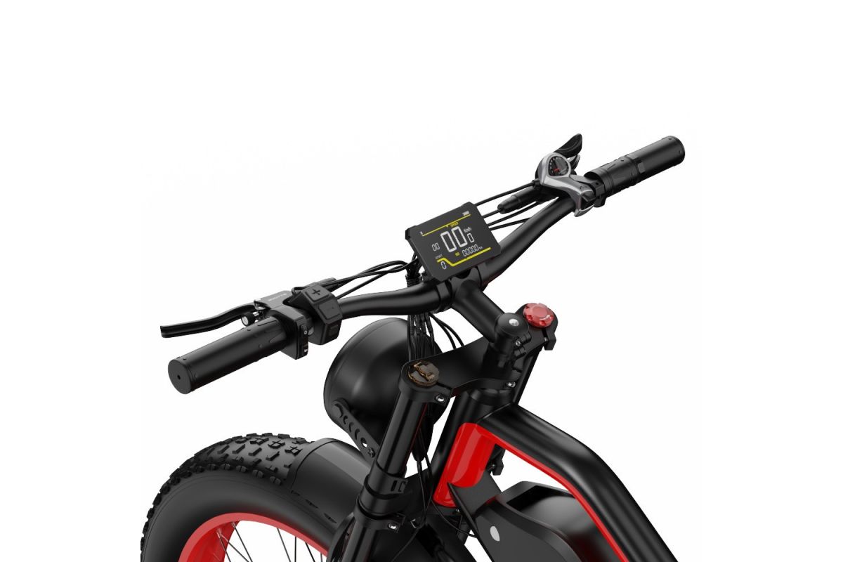 Vélo Electrique DUOTTS N26 2024 Rouge 26 pouces 55km/h 48V 20Ah Double Moteur 750W - Reconditionné